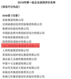 津西集團(tuán)榮獲AAA級信譽企業(yè)稱號，樹立行業(yè)信用標(biāo)桿
